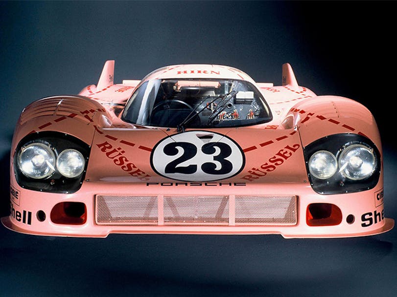 Porsche 917/20 in Pink Pig livery at Le Mans